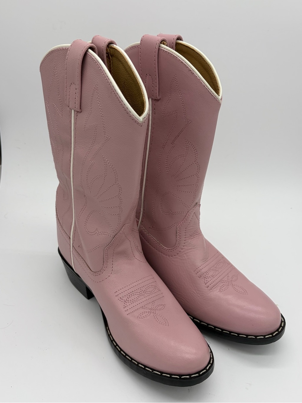 Women's Pink Lace-Up Western Boots New without Box